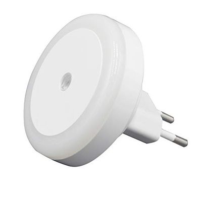 Velamp Drop ponto interruptor crepuscular. 2 LED, luz suave, ideal para quarto, corredor integrado, 0,5 W, branco