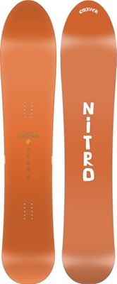 Nitro Snowboards Herr Slash BRD ´25, Powderboard, 3D Surf Tech, Tapered Directional, Trüe Camber, All Mountain – Backcountry, Wide, för stora fötter