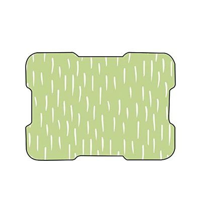 Bonamaison, Tappetino per mouse con stampa digitale, fondo antiscivolo, per ufficio e casa, dimensioni: 22 x 18 cm