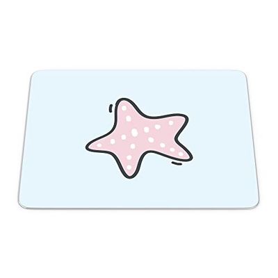 Bonamaison, Tapis de Souris Rectangle Imprimé Numériquement, Fond Antidérapant, pour Bureau et Maison, Taille: 22x18cm