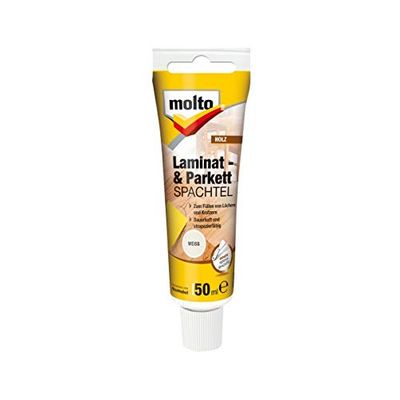 Molto Spatola per laminato e parquet, bianco, 50 ml