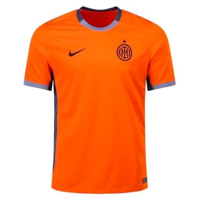 Nike Inter Maglietta, Safety Orange/Thunder Blue/Bla, XS Uomo
