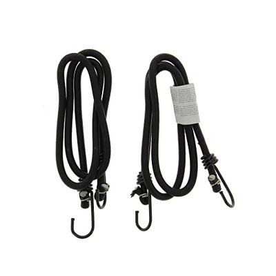 esKapad 2 elastische spanbanden, met haken, Sandow 60 cm, ideaal voor fiets, camping
