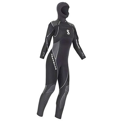 Scubapro Definition 7 mm Cag FZIP F L drukregelaar set voor duiken in koud water, uniseks, volwassenen, enza kleur, één maat