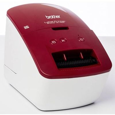 Brother PT QL600R Etichettatrici Rosso QL600RXX1 USB/Mono