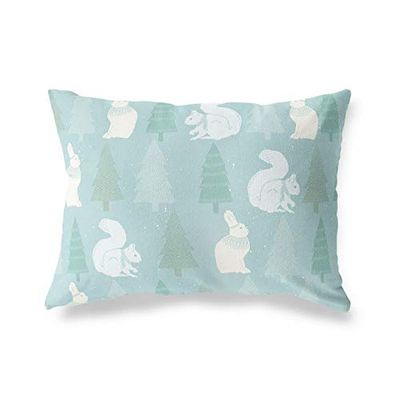 BonaMaison Fundas para Cojínes, Patrón Aleatorio Funda de Almohada para Sofá Coche Silla Oficina Cama Decorativa Moderna Decoración del Hogar, 35x50 Cm - Diseñado y Fabricado en Turquía