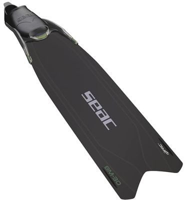 Seac BM30, Longues Palmes d'apnée avec voilure de Nouvelle génération, Noir/Vert, 39/40