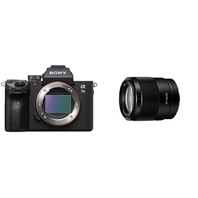 Sony Alpha 7 III Fotocamera Mirrorless Full-Frame + Sony SEL-35F18F - Obiettivo a Focale Fissa 35mm F1.8