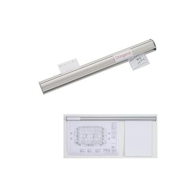 MAUL Ruban adhésif de fixation MAULballfix 50cm | Barre de serrage murale en aluminium pour accrocher des dessins, des photos ou des posters | Organisateur pour le bureau et l'atelier | Aluminium