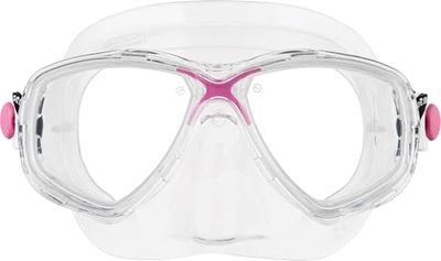 Cressi Maré - óculos de snorkeling para mulher, cor transparente/rosa