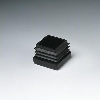 Levitantes Inserto Interno Quadrato 20 mm, Colore Nero, Ideale per unire strutture e sostenere carichi in Applicazioni di Lavorazione del Legno.