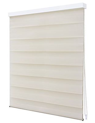 Intensions Exklusiv dag och natt rullgardin n.211 -, modern krämfärg 150 x 5,5 x 5,5 cm krämfärgad