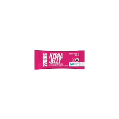 226ERS - Hydrajelly, Gel Energético Textura Gelatina, 40 g, a Base de Glucosa y Fructosa, Energía Inmediata, Recuperación Muscular, Aporte de Sodio, Mejor Asimilación y Digestión, Sabor Fresa