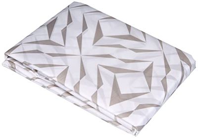Kleine Wolke Style douchegordijn, textiel PES, zilvergrijs, 180x200 cm
