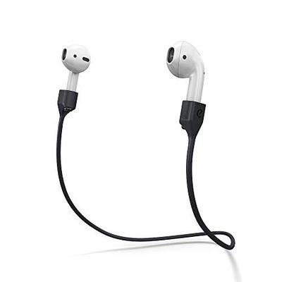 Keybudz AirStrapz - Soporte para Auriculares de Apple AirPods Pro y AirPods, Color Negro