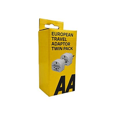 AA AA6585 para adapterów wtykowych 13 A UK-EU - niezbędne akcesoria podróżne dla Europy