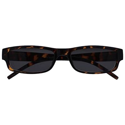 OPULIZE Occhiali Da Lettura Marrone Tartaruga Leggero Lettori Sole UV400 Uomo Donna S32-2 +2,50
