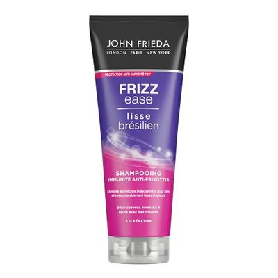 JOHN FRIEDA Frizz Ease Lisse Brésilien Shampooing Immunité Anti-Frisottis 250ml