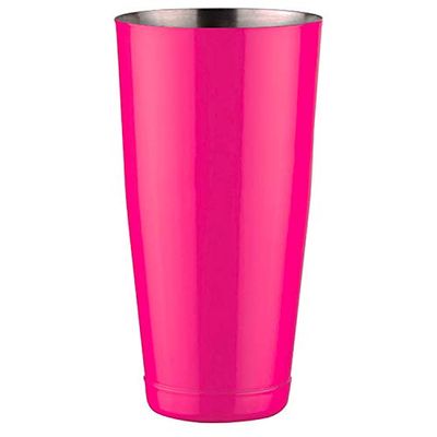Piazza 474764 Boston Shaker coloré en acier inoxydable Rose Capacité 90 ml