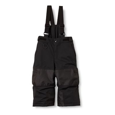 Amazon Essentials Pantaloni da Sci e da Neve Unisex Bambini e Ragazzi, Nero, 9 Anni