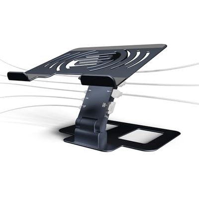 Reloop Stand Hub Pro Laptop Stand and 10-in-1 Multimedia Hub with Power Delivery