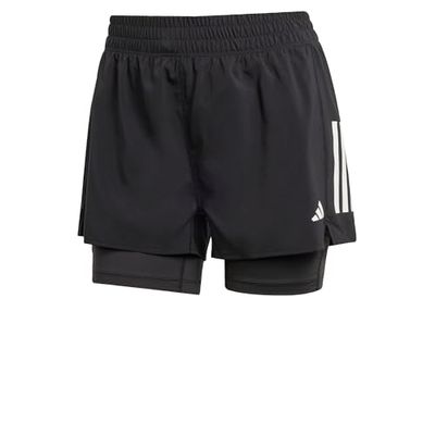 adidas Donna Own The Run Climacool 2in1 Short, Black, XS