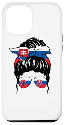 Eslovaquia Chica Eslovaquia Bandera Eslovaca Orgullosa Mujer eslovaca Carcasa para iPhone 12 Pro Max