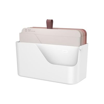 Rotho MyPaper Inbox document organiser MY PAPER Plus, Plastic (PP) BPA-free, white/red, (36.4 x 16.8 x 31.7 cm)