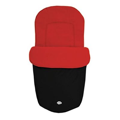 Saco para silla de paseo universal NEGRO/ROJO