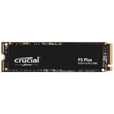 Crucial P3 Plus 4TB PCIe Gen4 NVMe M.2 Interne SSD, Tot 4.800 MB/s, Compatibel met Laptop en Desktop, Solid State Drive - CT4000P3PSSD801