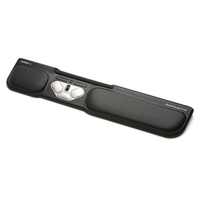 Contour Rollermouse Pro3 Rato rolante com barra ergonómica | rato repousa-pulsos com cabo, 8 botões, 2400 dpi | para Windows e Mac
