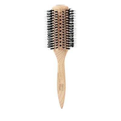 Marlies Möller Haarbürste Super Round Brush Rundbürste - Grande brosse ronde pour un styling parfait - Avec bois de hêtre &poils naturels - Pour plus de volume &de corps - Pour cheveux longs & frisés