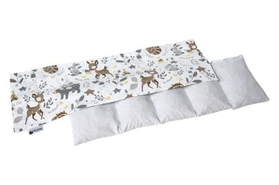 Kersenpit Kussen 60x20cm 800g 100% Katoen Medi Partners 5 kamers Graankussen Grote Eco Natuur Warmtekussen Koudetherapie Afneembare Hoes