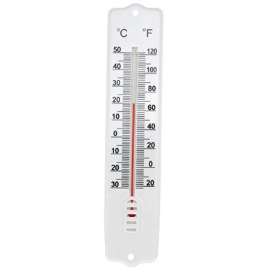 Greengeers 90594 plasttermometer vit 20 cm