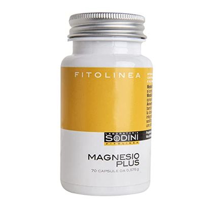 Magnesio Plus - Integratore Alimentare - per il Benessere Neuromuscolare, per Contrastare Stanchezza, Tensioni ed Irritabilità - 70 Capsule