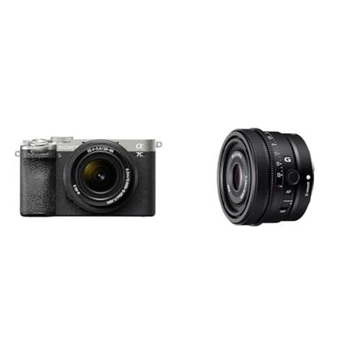 Sony α7CII + Lente SEL2860, Zoom 28-60mm F4-5.6 (Argento) + SEL-40F25G - Obiettivo Full-Frame Focale Fissa 40mm F2.5