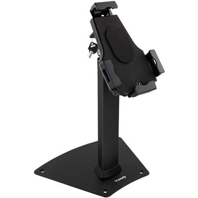 TooQ TQTDS0811 - Supporto professionale per tablet con dispositivo antifurto, nero