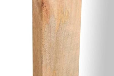 MESITA PIEDRA METAL MDF MARRON LUMINA 50x40x60 CM