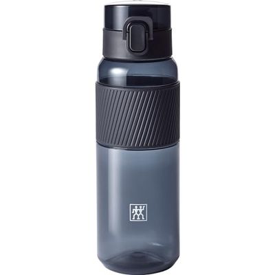 Zwilling Borraccia senza BPA per fitness e ufficio, in tritan, nera, 680 ml