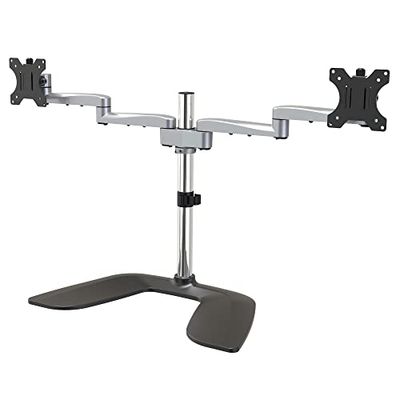 Brazo de Soporte VESA Articulado para 2 Monitores de hasta 32 Pulgadas - de Acero y Aluminio