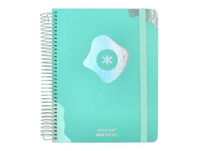 Schoolagenda Antartik, jaar 24-25, schooljaar, collectie Maxi, groen, dagoverzicht, DIN A5