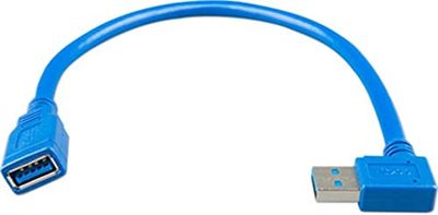 Victron Energy NT-1025 USB-verlengkabel, 0,3 m, One Side Right Hoek, uniseks, volwassenen, meerkleurig, standaard