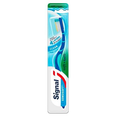 Signal Sensisoft Spazzolino da Denti Morbido rimuove la placca Protegge denti e gengive