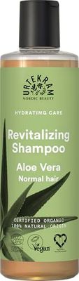 Urtekram Shampoo - Aloe Vera - Normal Hair - 250 ml, Vegan, Organic, Moisturizing, Natural Origin