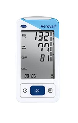 VEROVAL, Tensiómetro de Brazo + Monitor de ECG Portátil, Medidor de la Tensión Arterial, Tensiómetro Digital y Electrocardiógrafo Portátil, Detecta Hipertensión y Arritmias, Talla Universal (22-42cm)