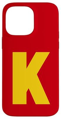 Letter K Chipmunk Group Matching Halloween Costume Initials Case for iPhone 14 Pro Max