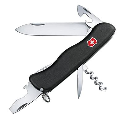 Victorinox, Picknicker, Coltello Svizzero, Originale, Multiuso, Campeggio, 11 Funzioni, Lama, grande, Apriscatole, Bloccabile