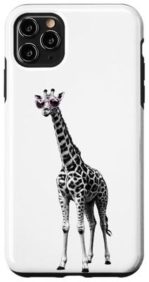 Halftone Girafe Lunettes de Soleil Girafes Coque pour iPhone 11 Pro Max