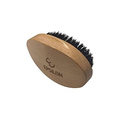 Epsilon Brosse à Barbe et Cheveux en Bois, Standard, Unique