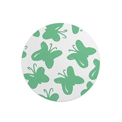 Questo Casa, Round Digital Printed Mouse Pad, Non-Slip Base, for Office and Home, Diameter:22cm